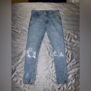 Levi’s 512 Ripped Jeans